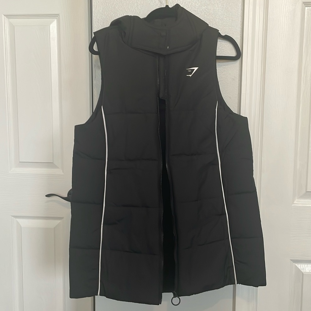 NWOT. Gymshark down vest. Size S. It can fit a medium.